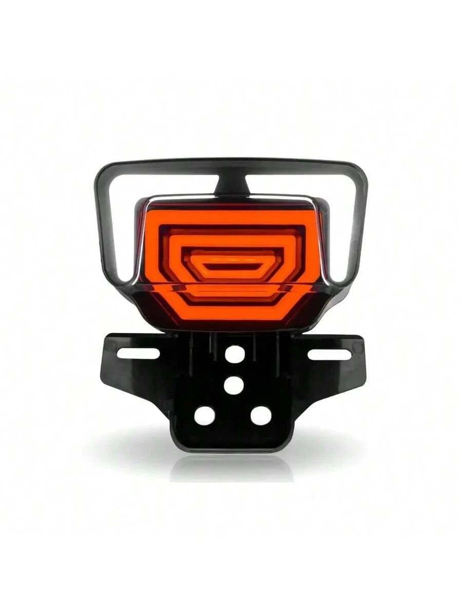 Luz trasera con soporte para motocicleta