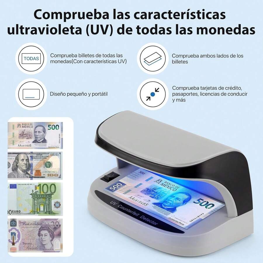 Detector De Billetes Falsos