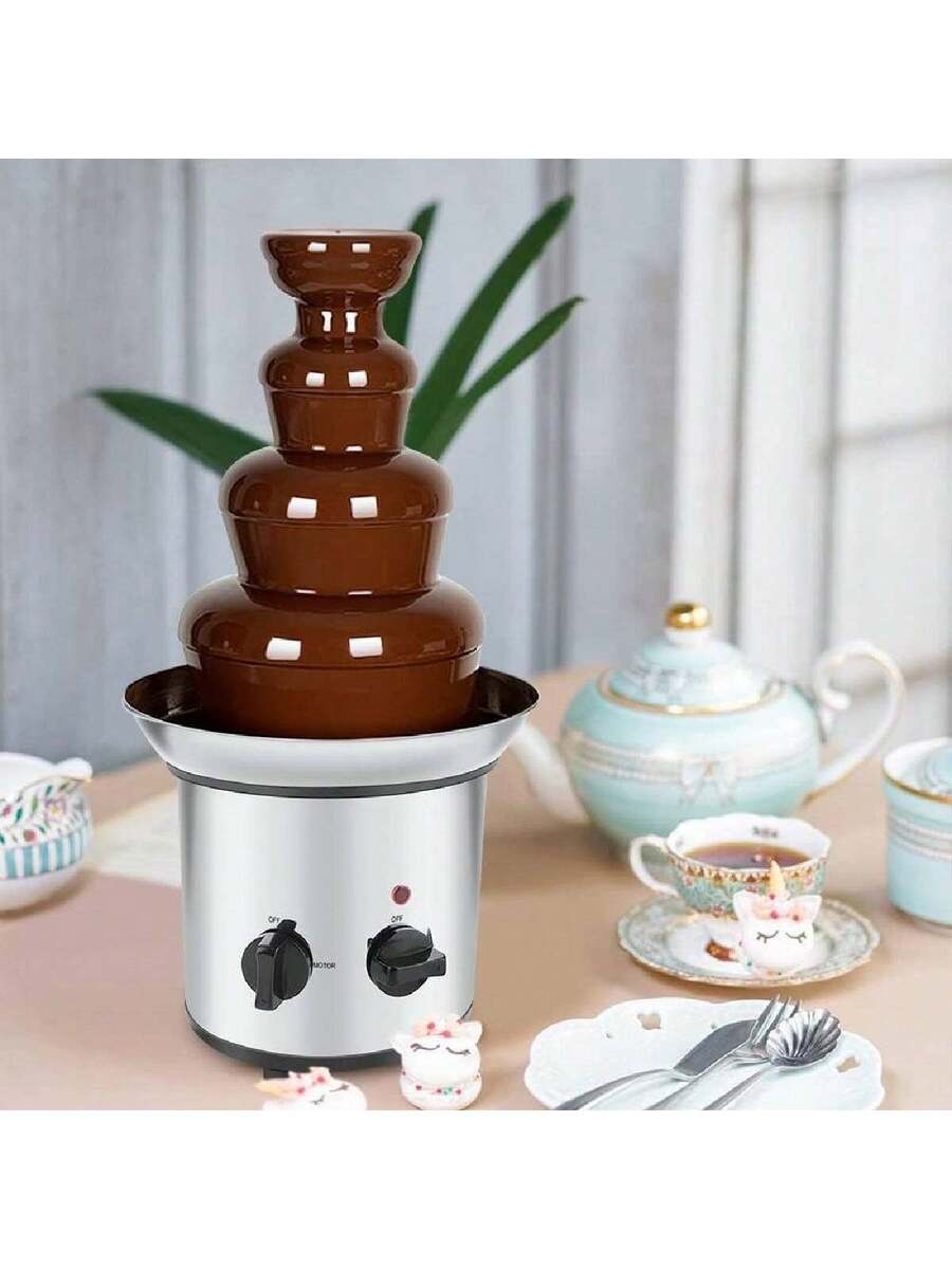 Fuente de chocolate de 4 niveles