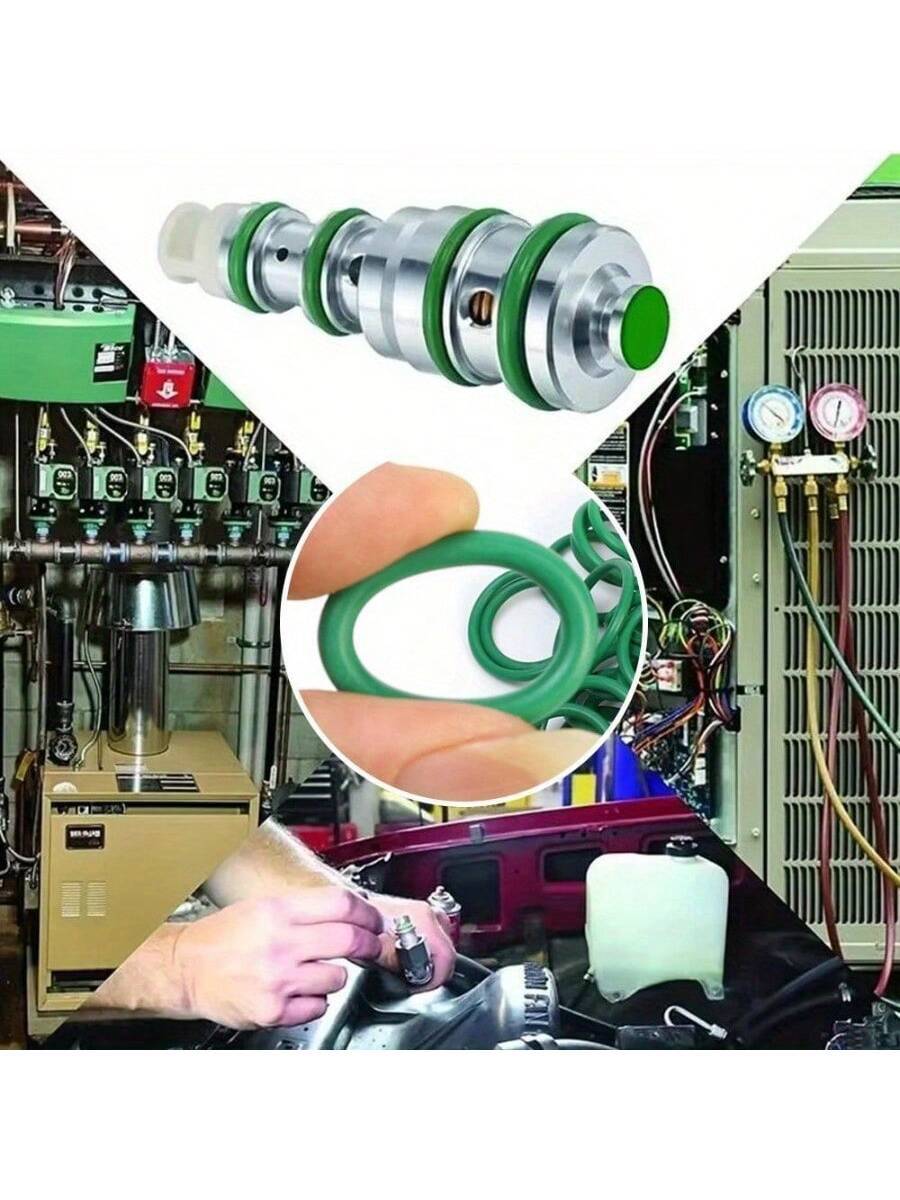 595 piezas Juego de Aros Tóricos - Forma redonda, Goma sintética