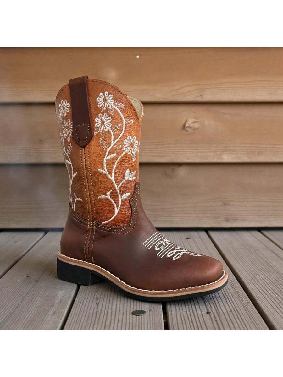 BOTA ELEGANTE VAQUERA CALIDAD PREMIUM EN PIEL RODEO PARA DAMA SUPER COMODA