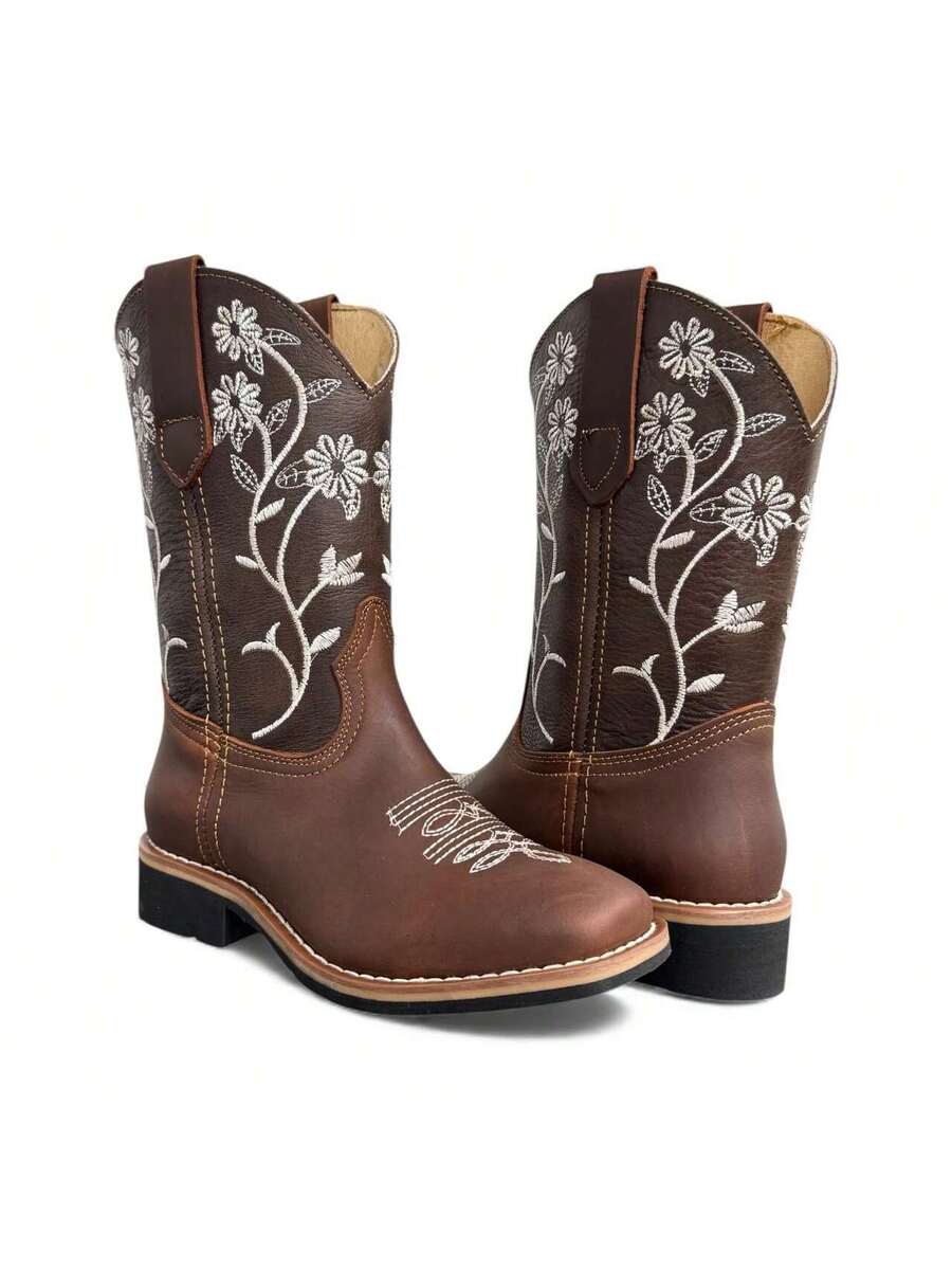 BOTA ELEGANTE VAQUERA CALIDAD PREMIUM EN PIEL RODEO PARA DAMA SUPER COMODA