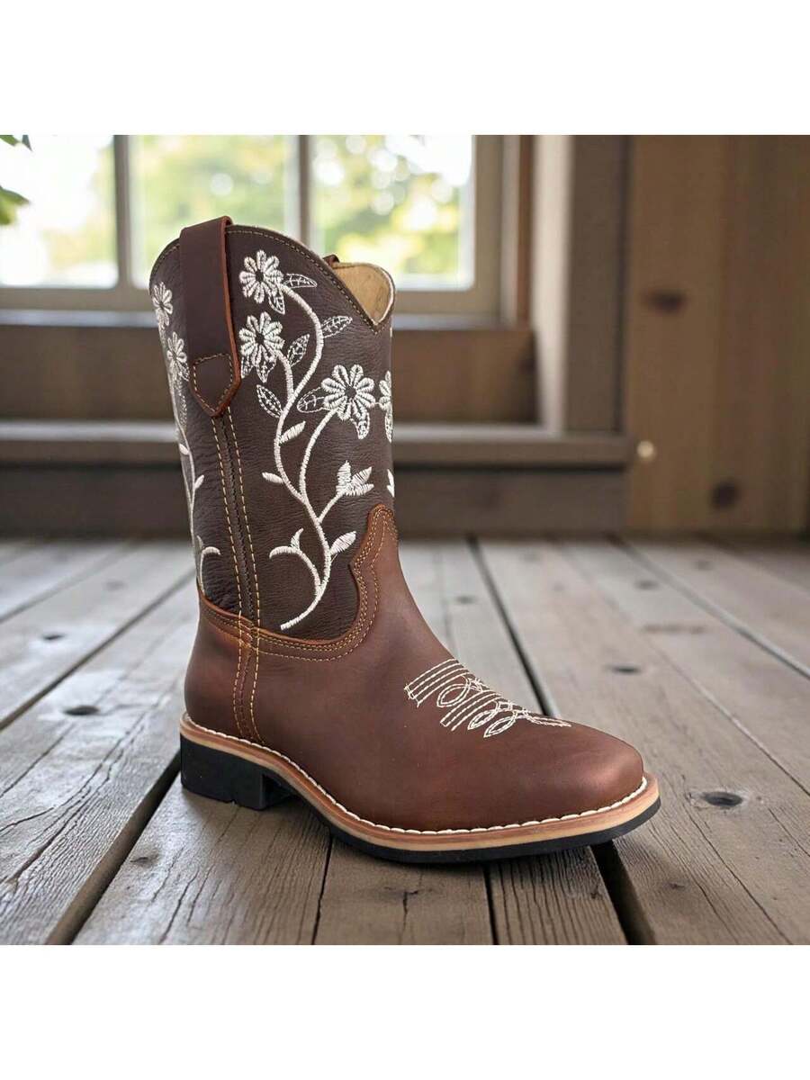 BOTA ELEGANTE VAQUERA CALIDAD PREMIUM EN PIEL RODEO PARA DAMA SUPER COMODA