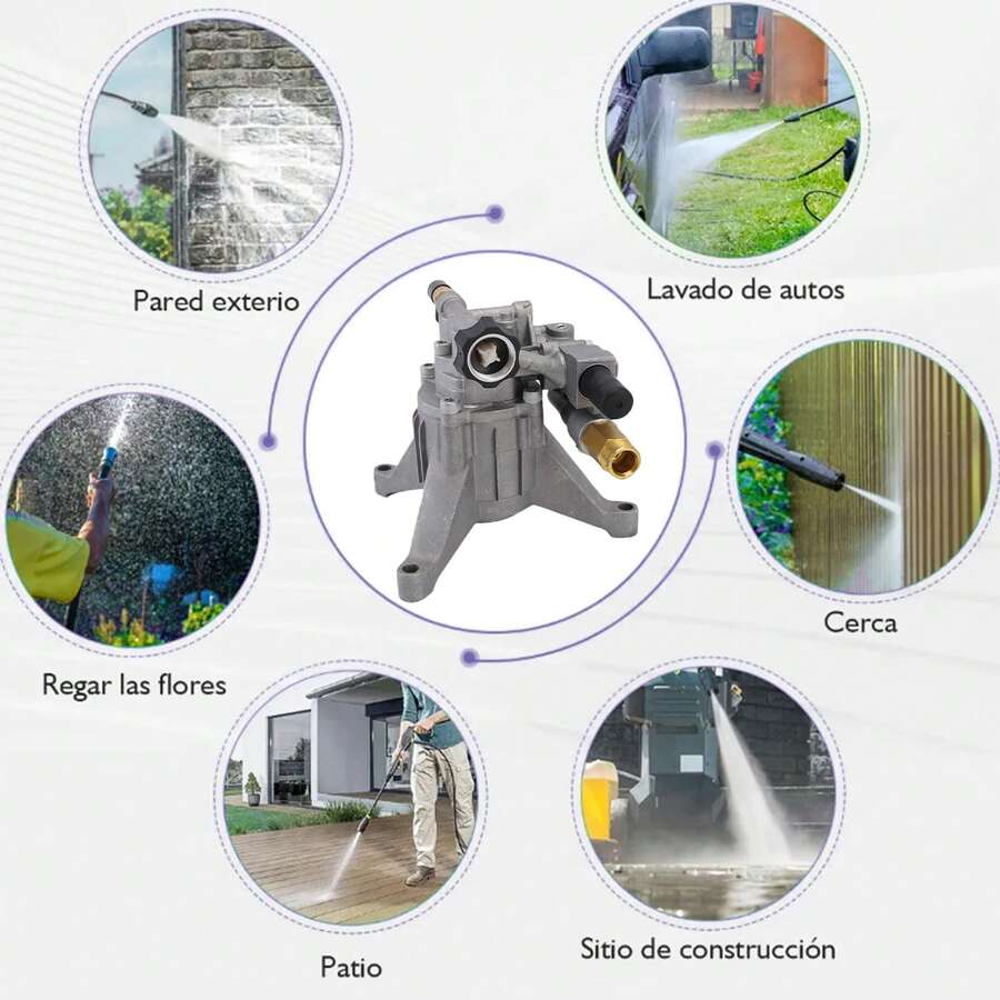 Bomba De Lavado A Alta Presión, 3400 Psi, 2.5 Gpm