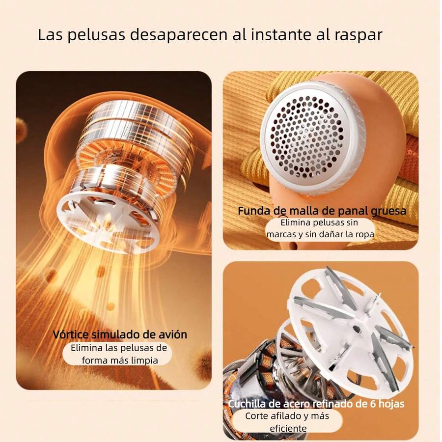 Utieer Quitapelusas inalámbrico USB