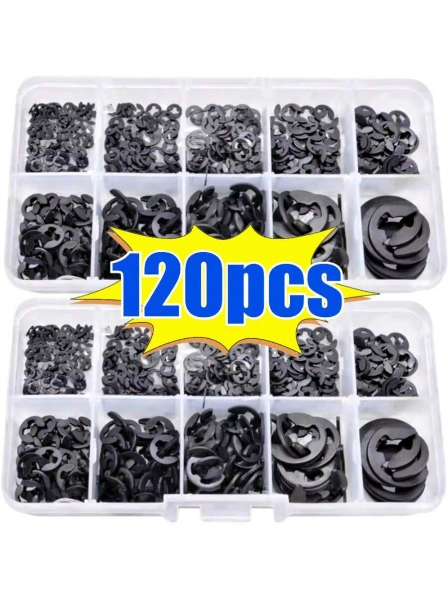 120 piezas Juego de anillos de retención surtidos M1.5-M10
