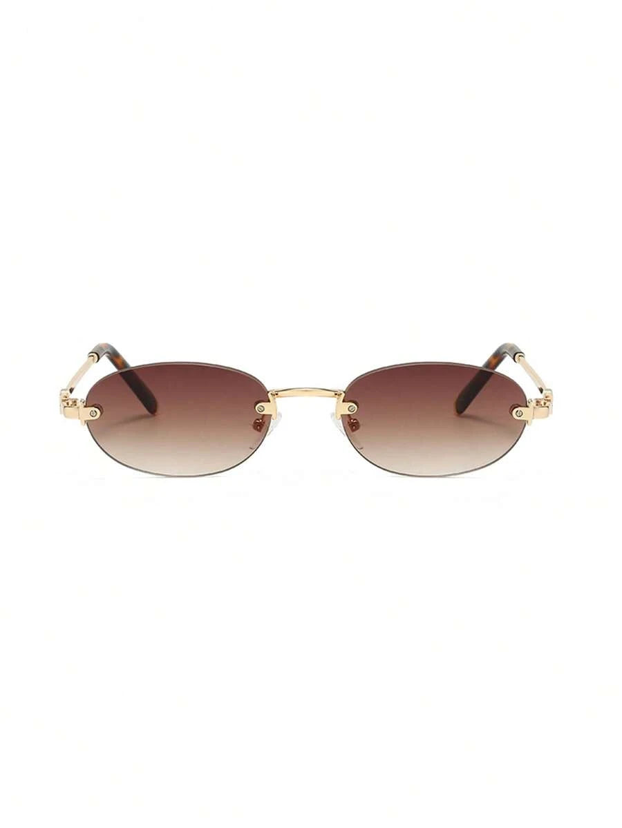 gafas elegantes y de alta gama con forma ovalada para mujeres
