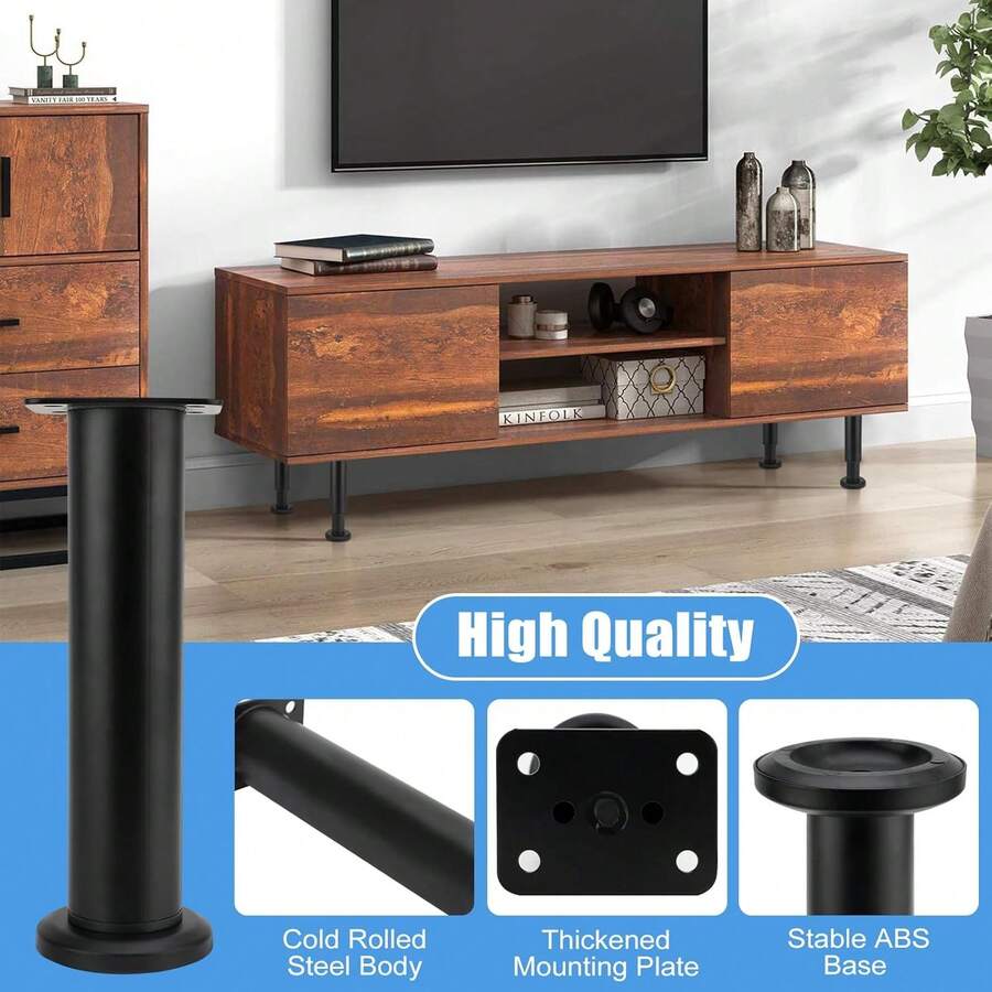 4 Patas De Muebles Ajustable