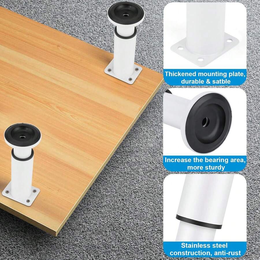 4 Patas De Muebles Ajustable