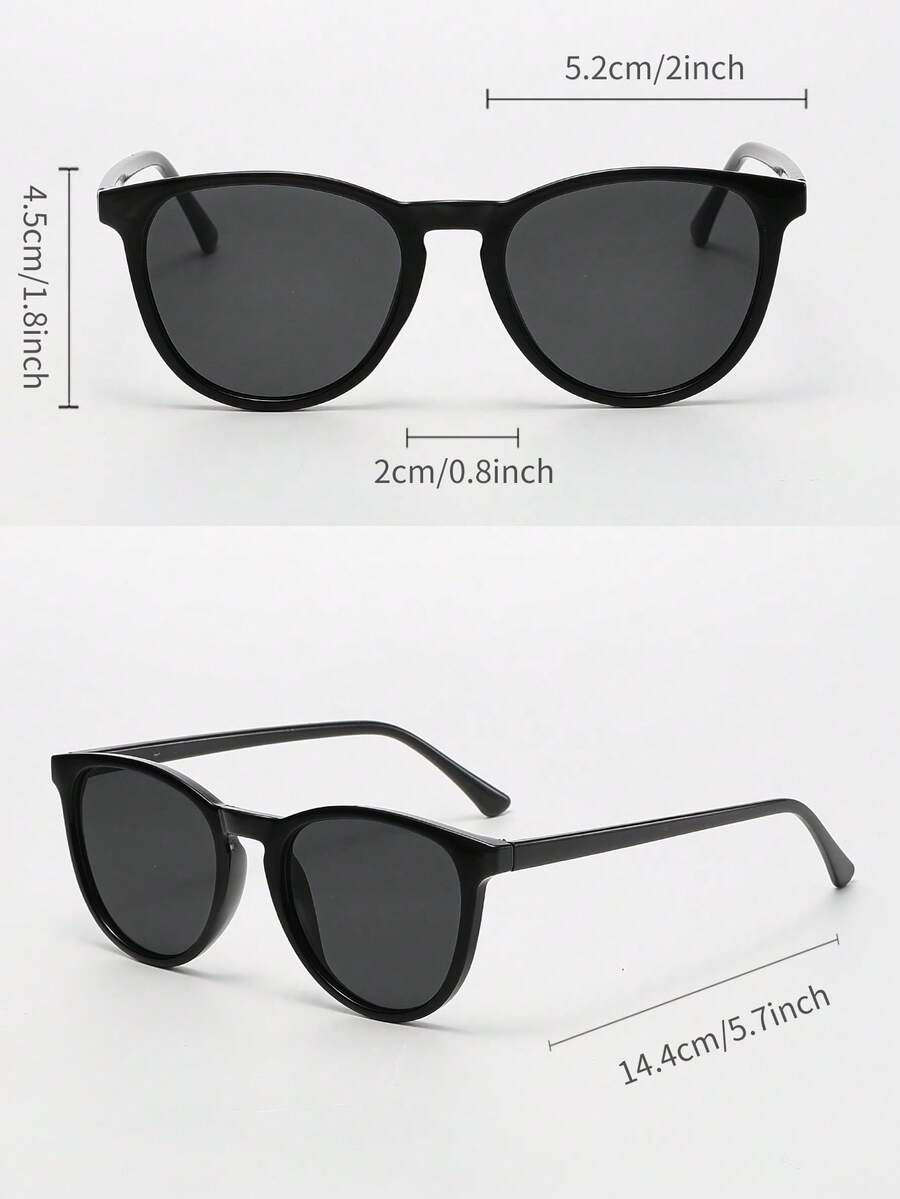 Gafas de sol de ojo de gato negras