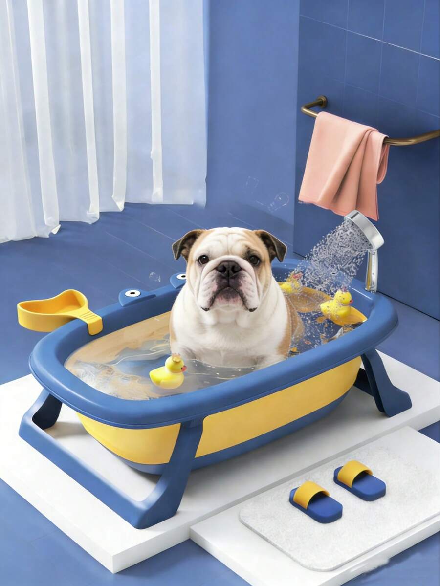 Bañera plegable para mascotas