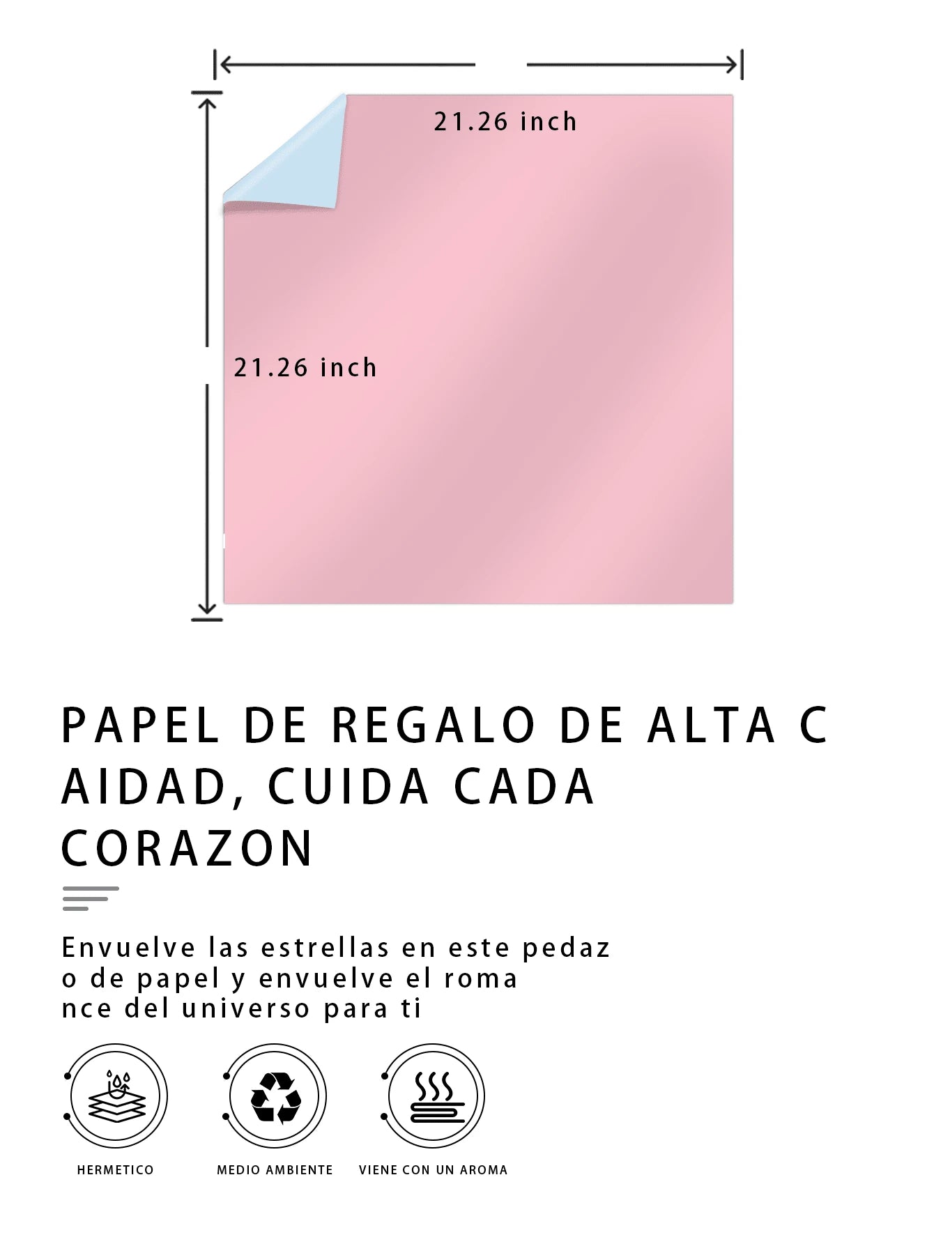 100 Hojas Papel Coreano Celofan