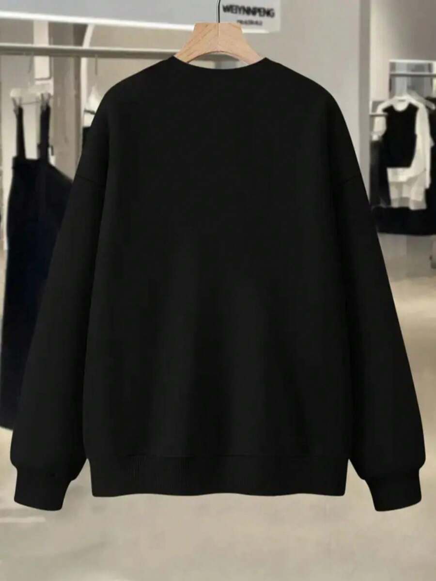 Sudadera mujer manga larga casual