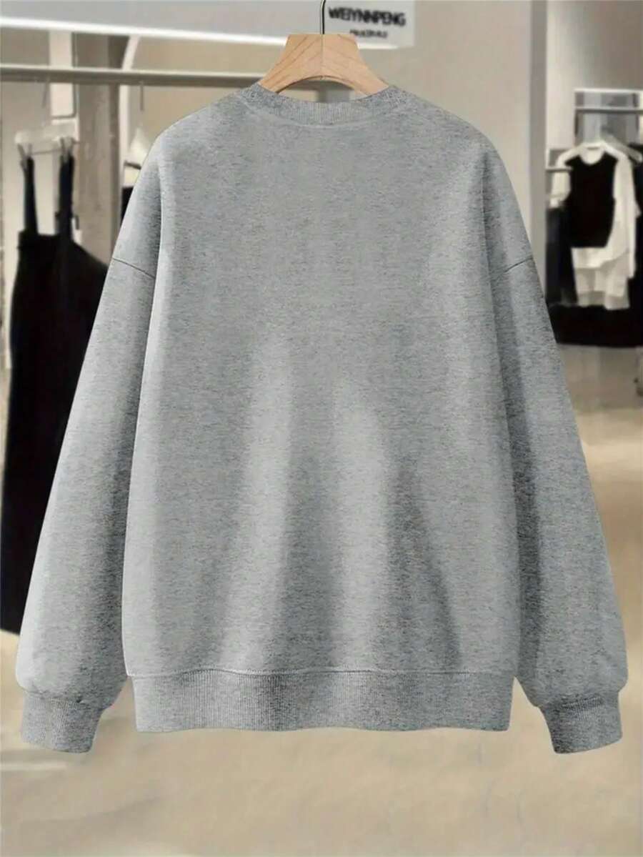 Sudadera mujer manga larga casual