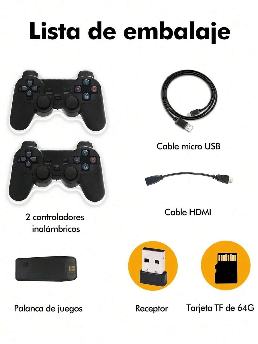 Consola de Juegos Retro Inalámbrica