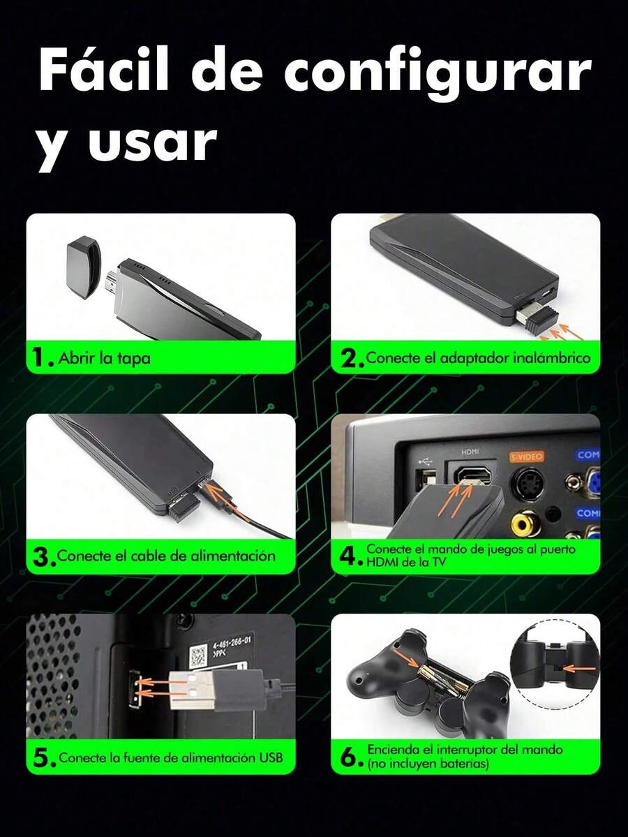 Consola de Juegos Retro Inalámbrica