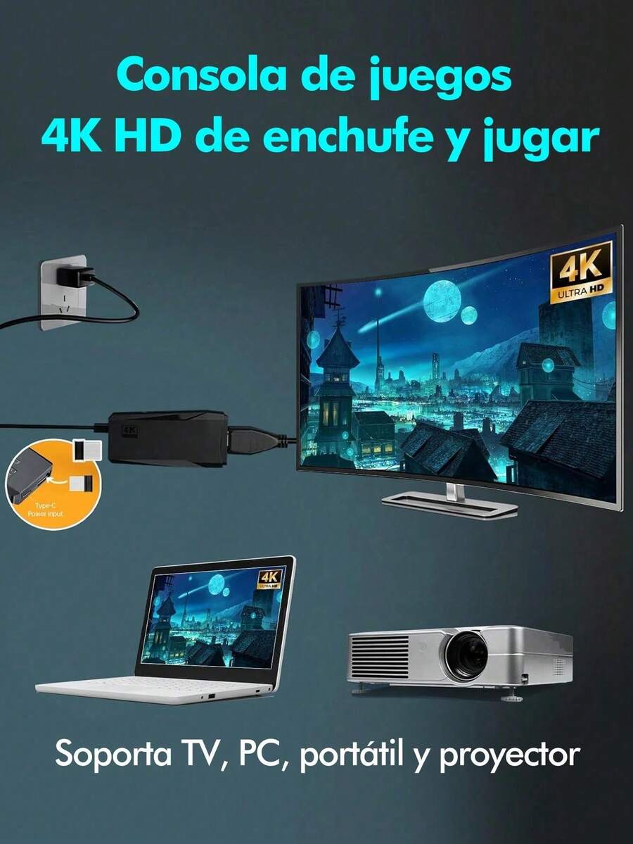 Consola de Juegos Retro Inalámbrica