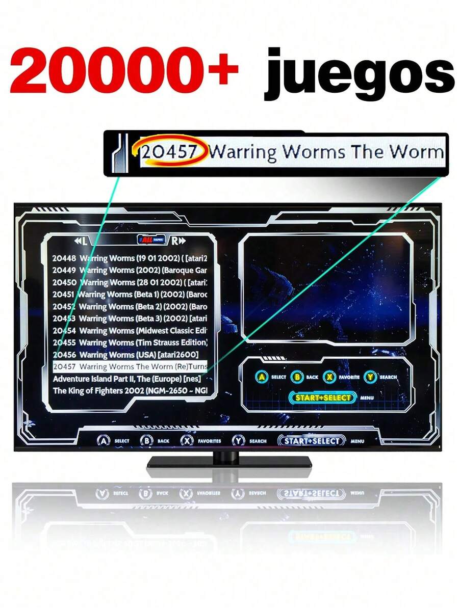Consola de Juegos Retro Inalámbrica