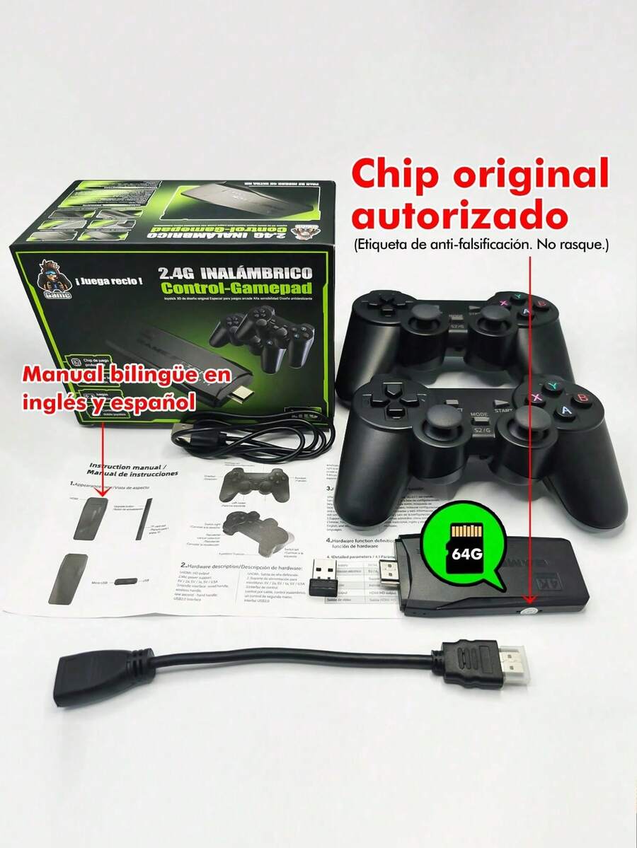 Consola de Juegos Retro Inalámbrica