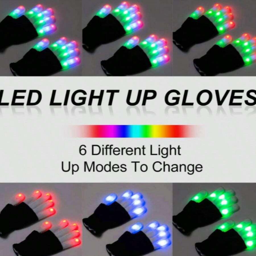 Guantes LED Iluminados
