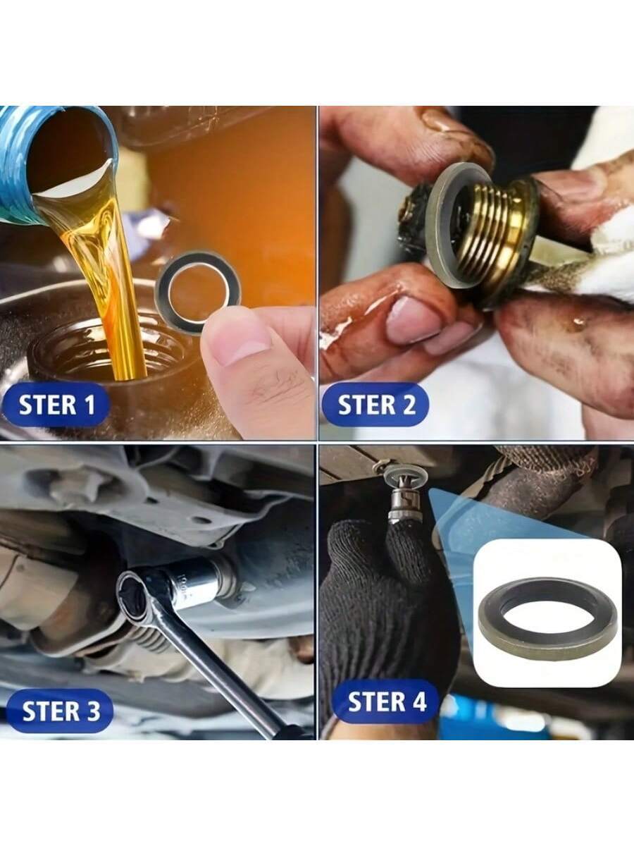 Kit de juntas de tapón de drenaje del cárter de aceite automotriz