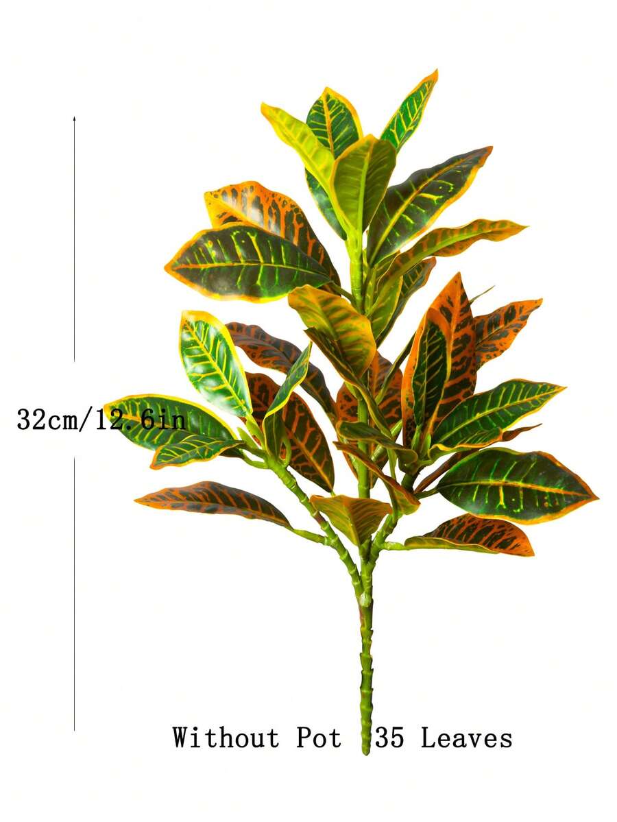 Árbol artificial de Ficus con hojas que cambian de color