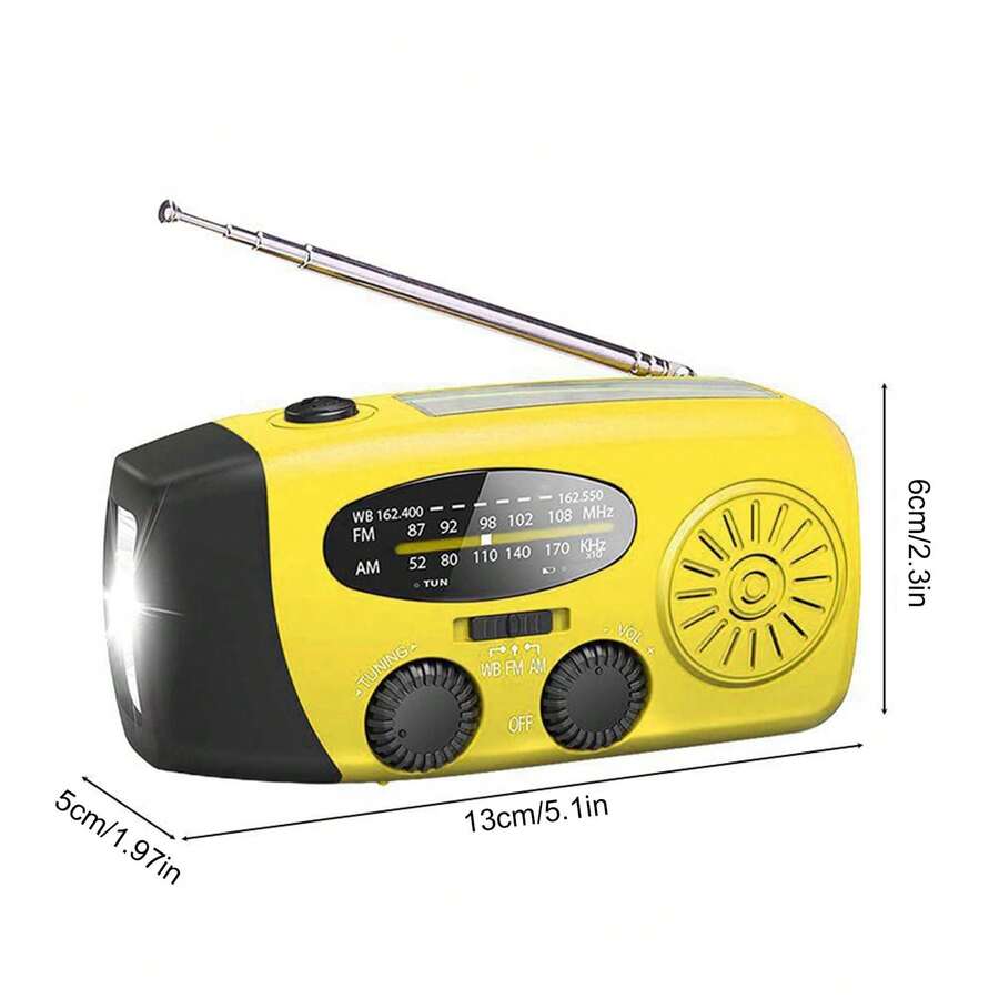 Radio de manivela de Emergencia