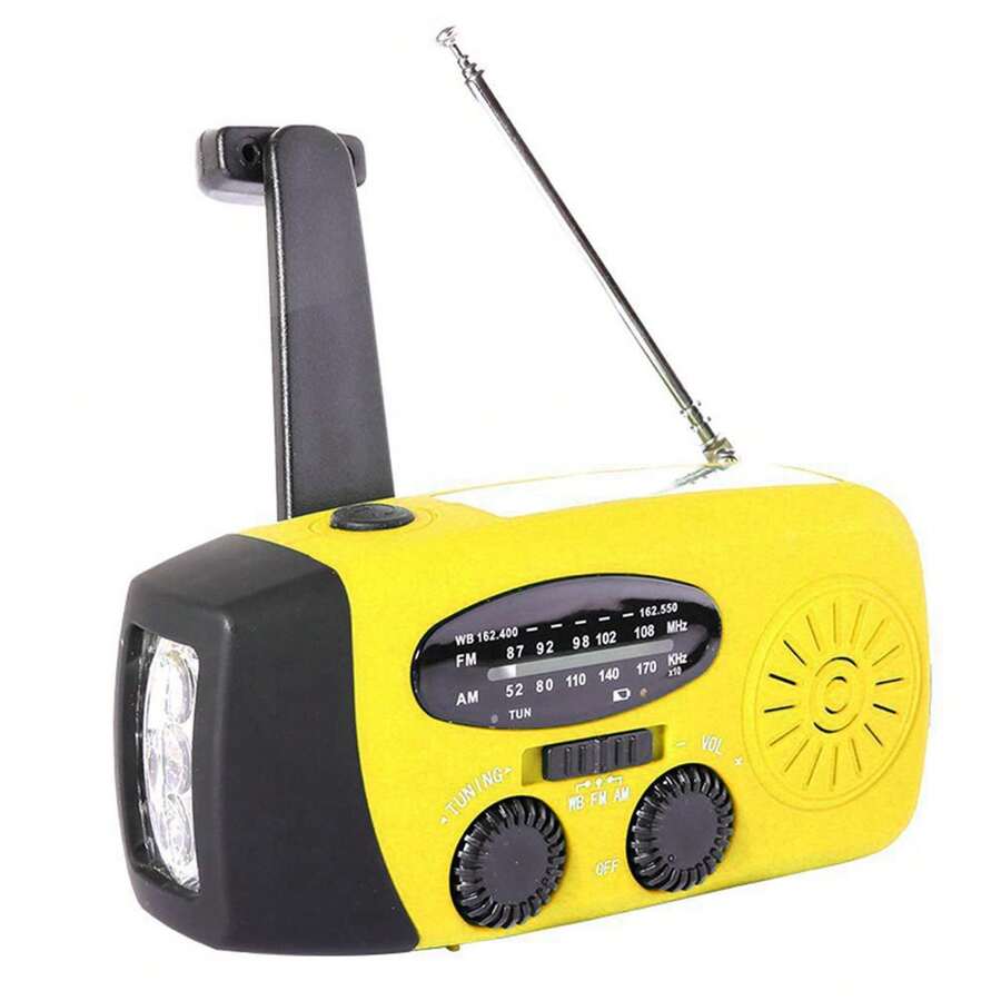 Radio de manivela de Emergencia