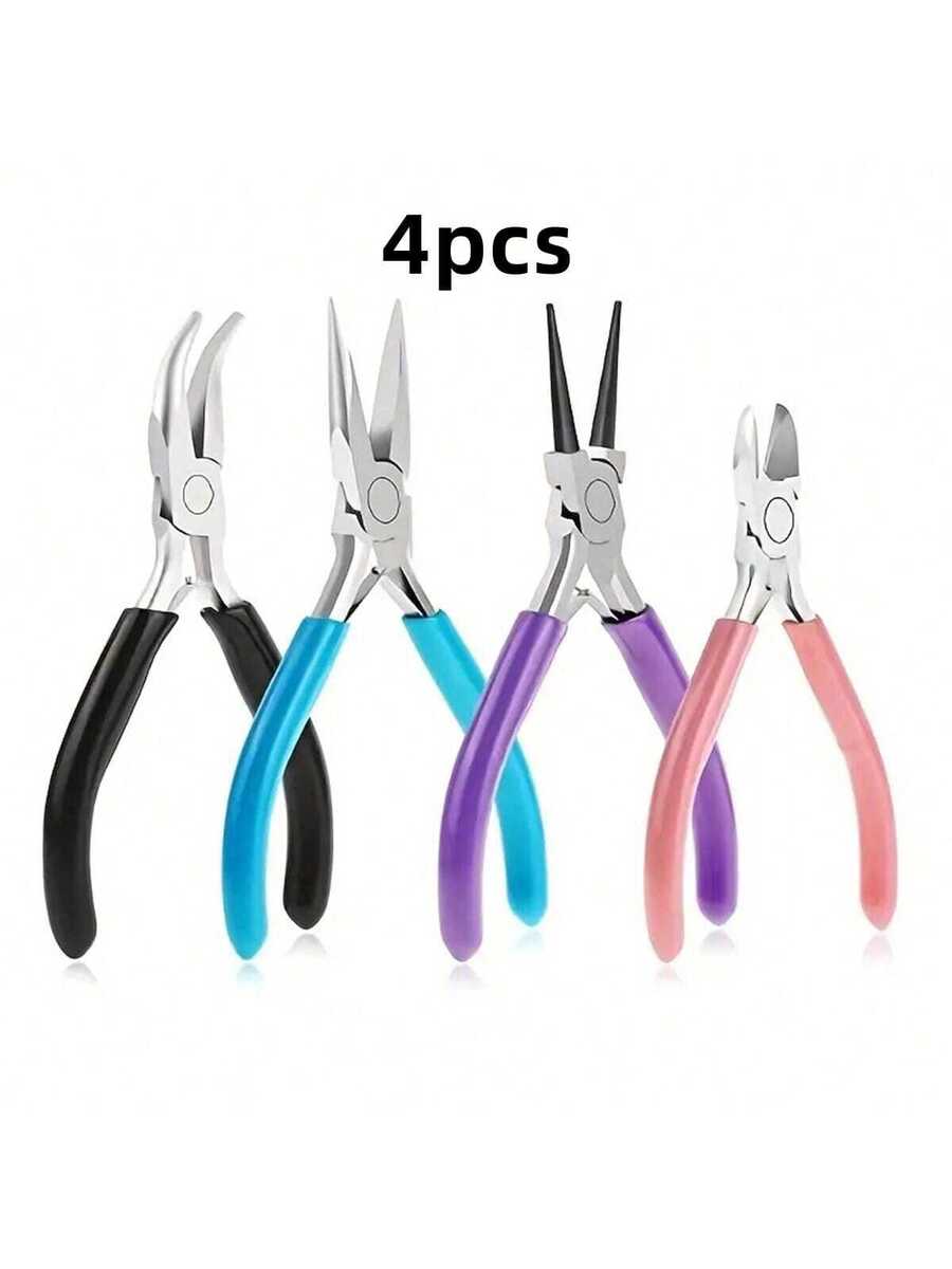 Set de 4 piezas de herramientas de alicates para joyería