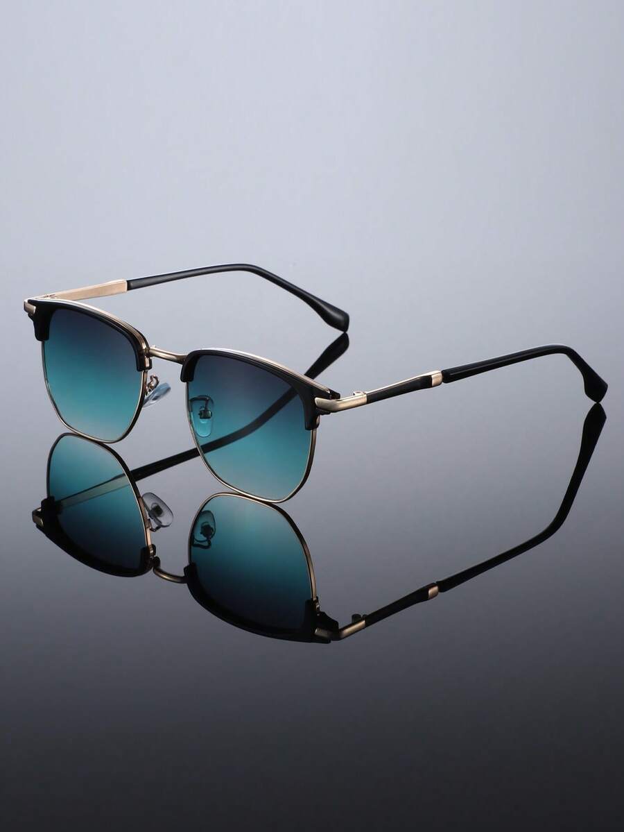 gafas con montura metálica