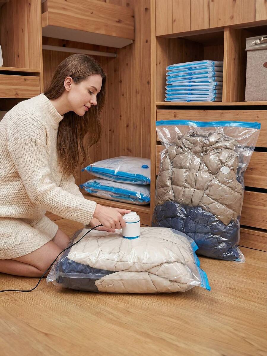 Bolsa De Almacenamiento Al Vacío Con Bomba Eléctrica