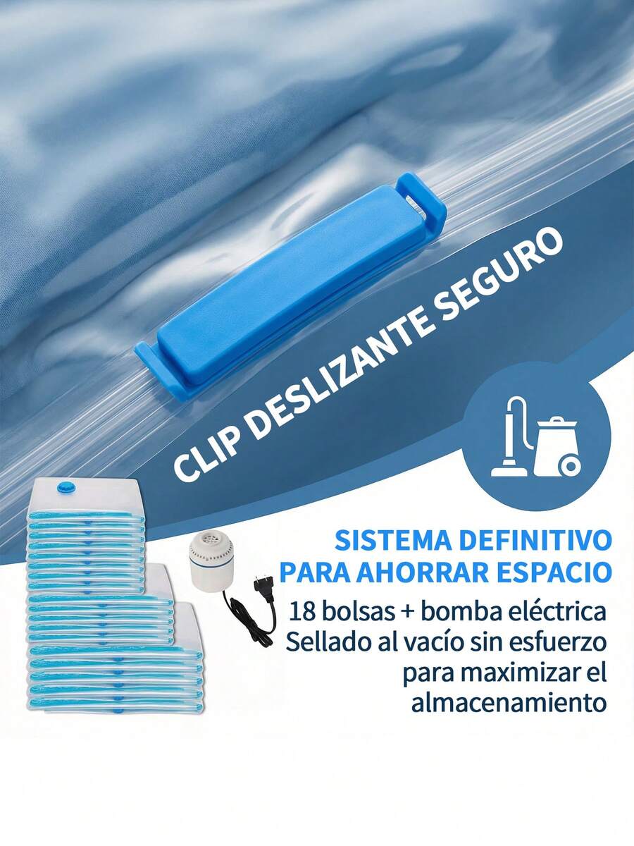 Bolsa De Almacenamiento Al Vacío Con Bomba Eléctrica