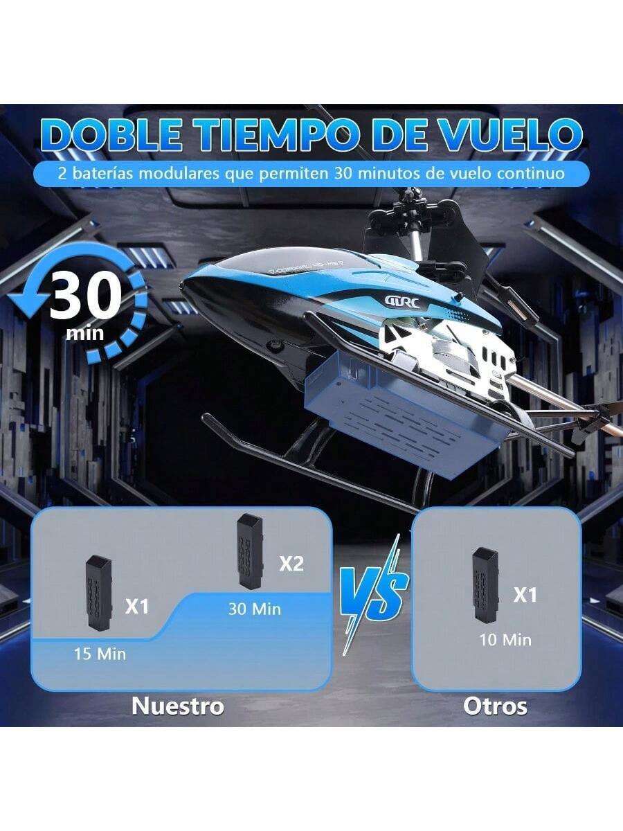 Juguete Helicoptero Control Remoto con Luz