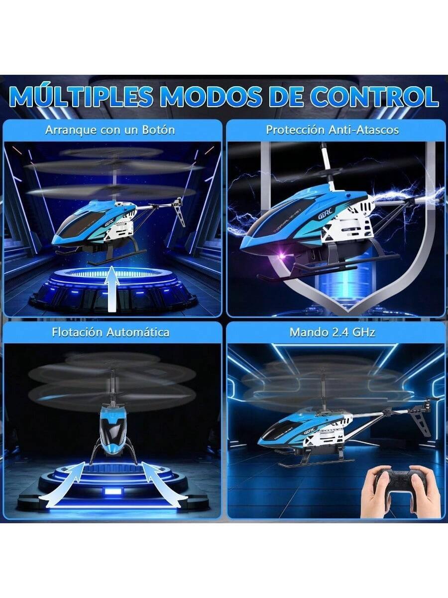 Juguete Helicoptero Control Remoto con Luz