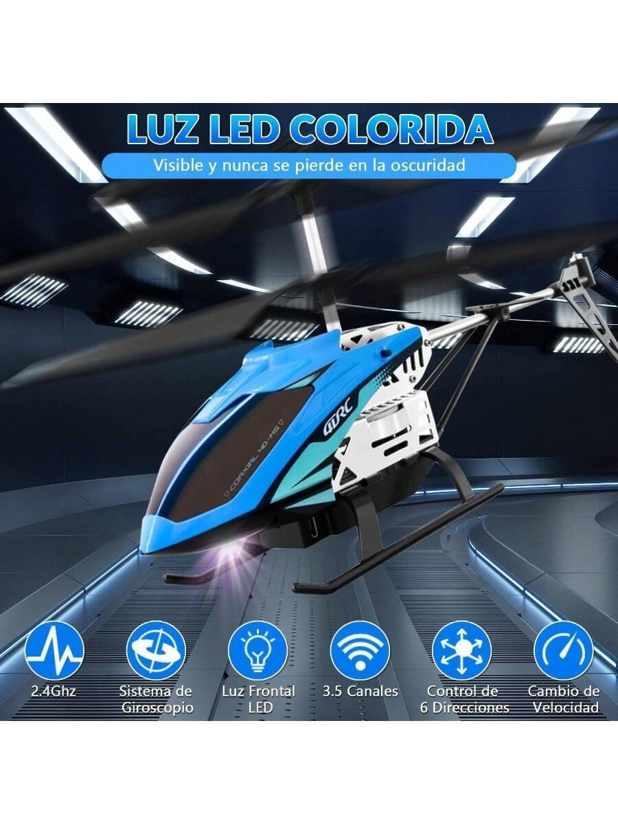 Juguete Helicoptero Control Remoto con Luz