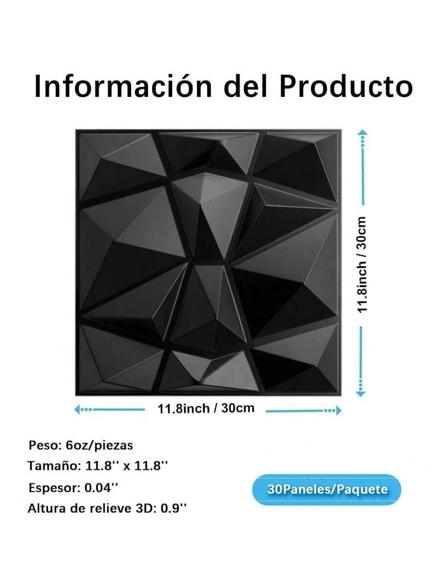 30Pcs Paneles Decorativos