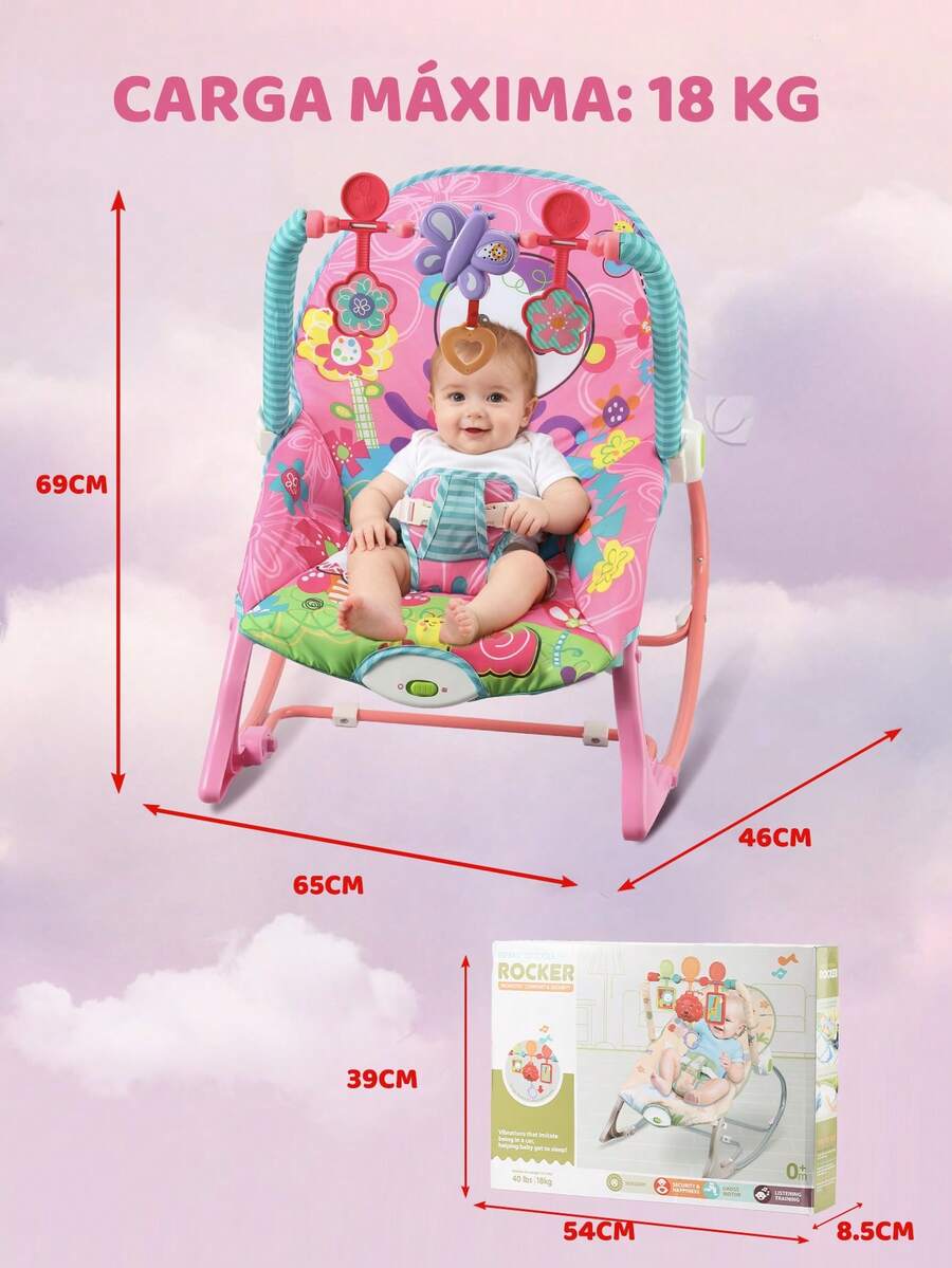 Silla mecedora multifuncional para bebés