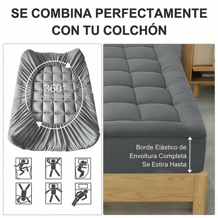 Protector de Colchón Alta Gama Gruesa
