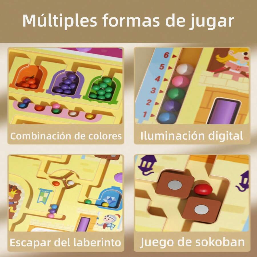 Laberinto de Colores y números 2 en 1