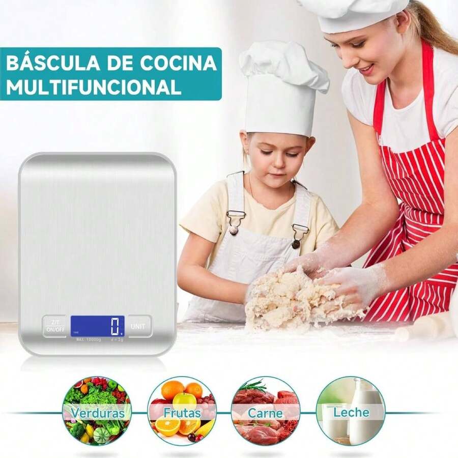 Bascula Digital Cocina Recargable