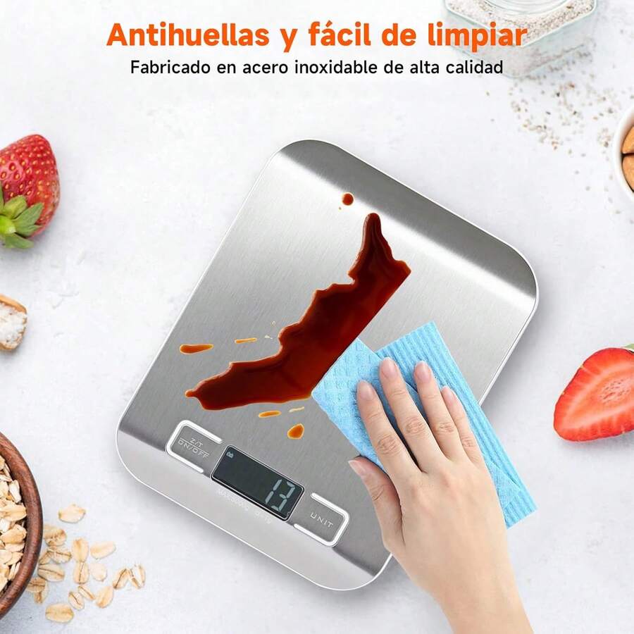 Bascula Digital Cocina Recargable