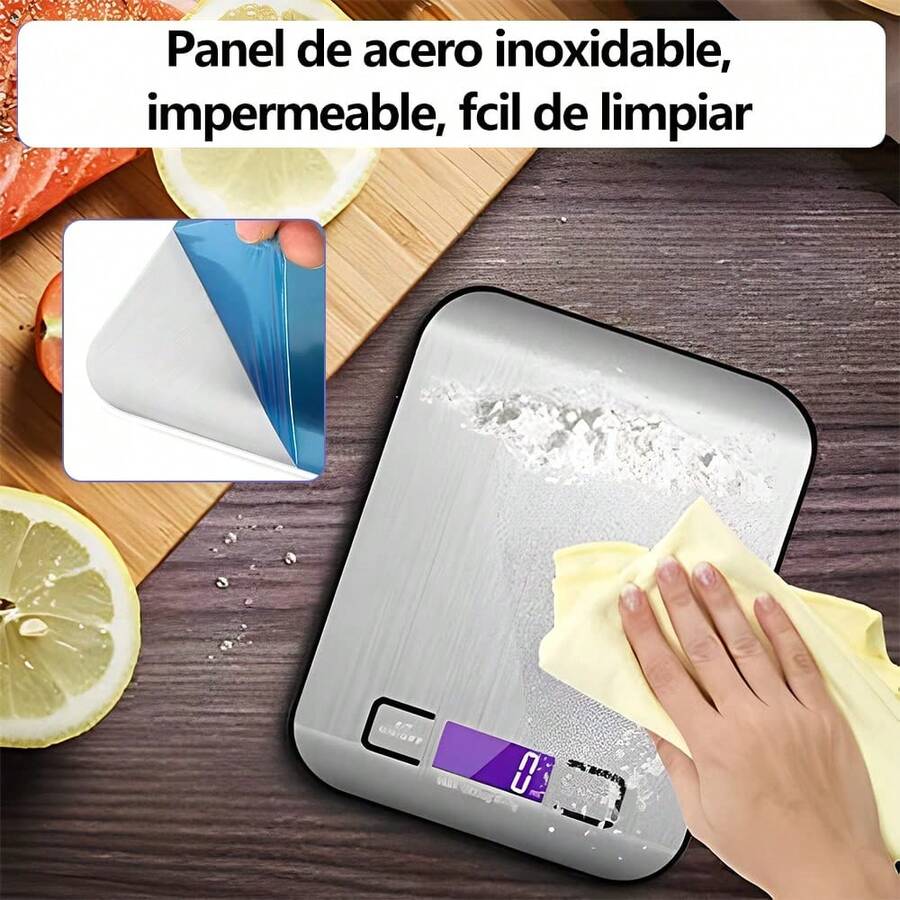 Bascula Digital Cocina Recargable