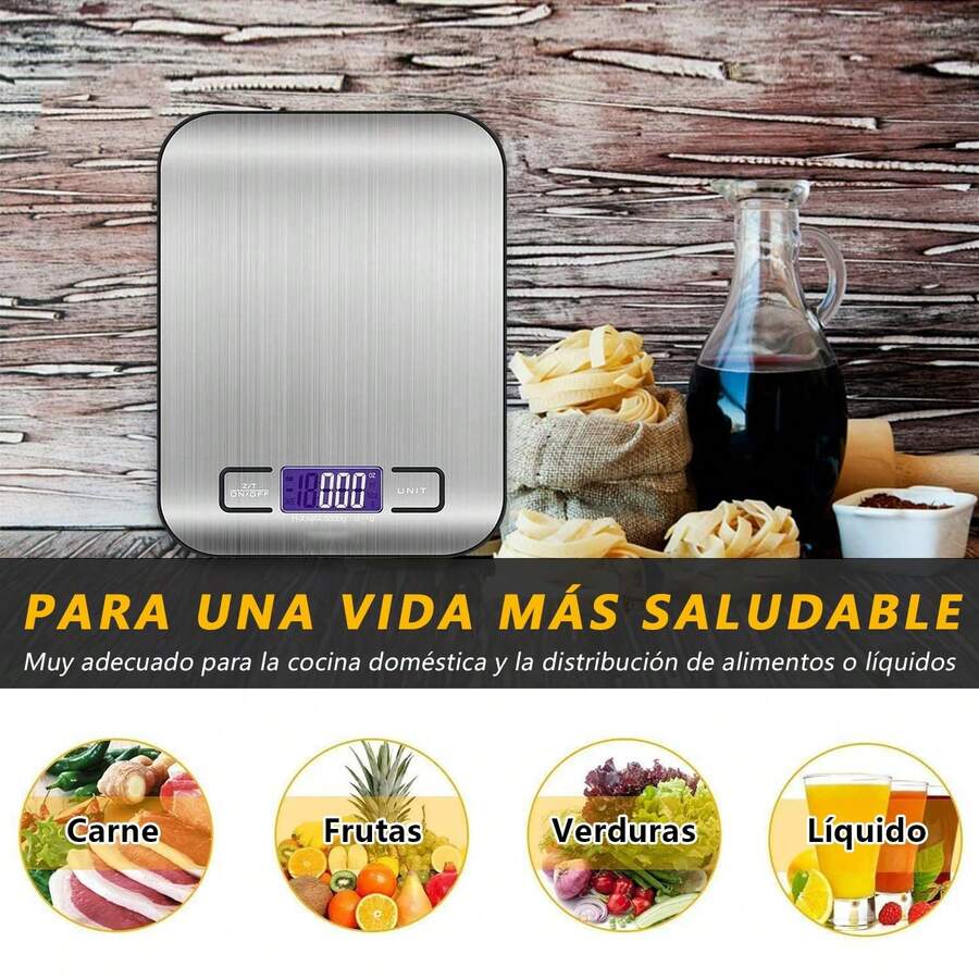 Bascula Digital Cocina Recargable