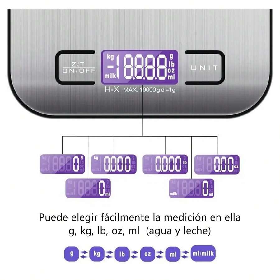 Bascula Digital Cocina Recargable