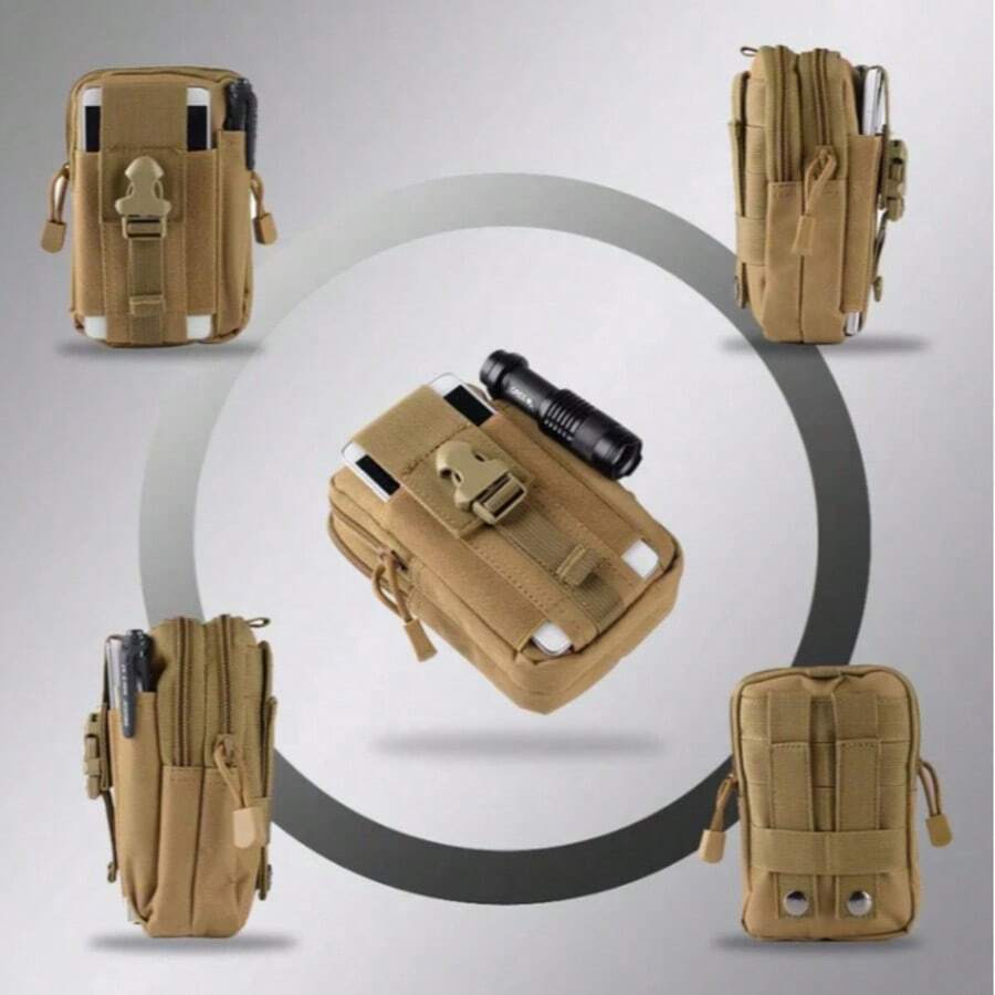 Bolsa Táctica Compacta para Cintura Uso Militar