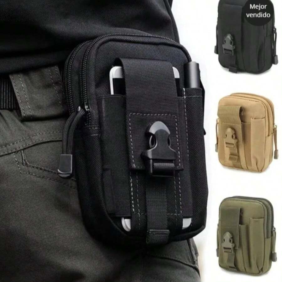 Bolsa Táctica Compacta para Cintura Uso Militar