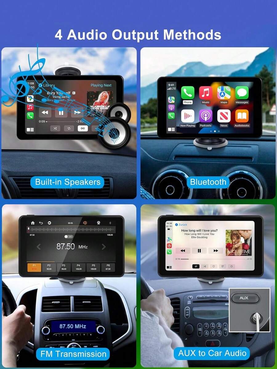 Pantalla táctil portátil