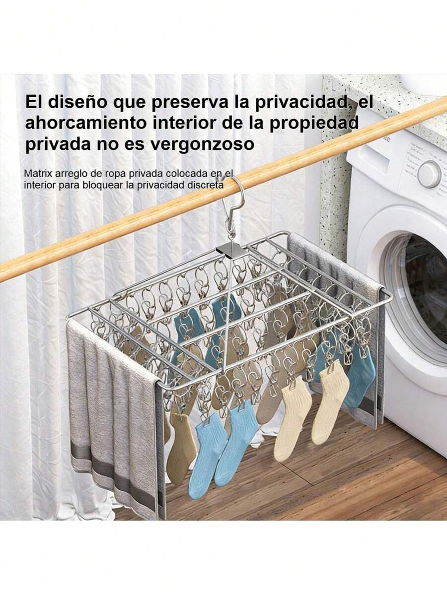 Colgadero Tendedero Portátil de Metal Calcetín
