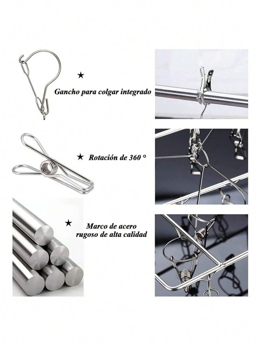 Colgadero Tendedero Portátil de Metal Calcetín