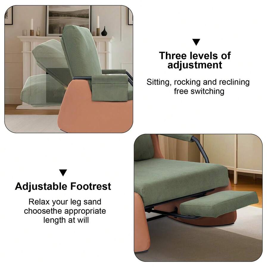 Silla reclinable Mecedora para Adultos